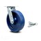 Service Caster 8 Inch Solid Polyurethane Swivel Caster with Roller Bearing and Swivel Lock SCC SCC-30CS820-SPUR-BSL - alternate 1